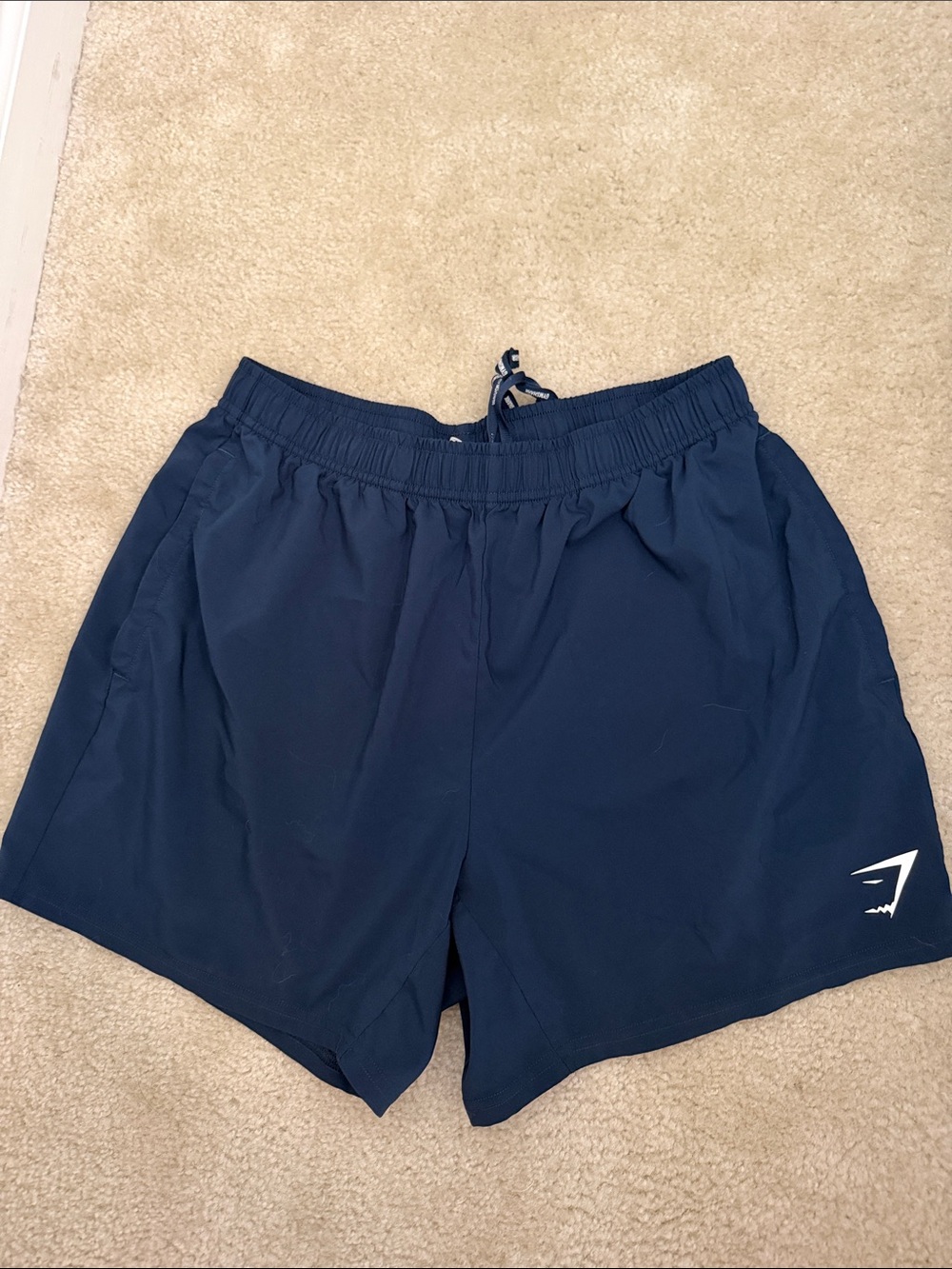 Men's Navy Gymshark Shorts